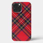 Royal Stewart tartan Red kariert iPhone Hülle (Rückseite)
