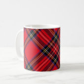 Royal Stewart tartan Red kariert Kaffeetasse (Vorderseite Links)