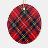 Royal Stewart tartan Red kariert Keramikornament (Links)
