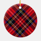 Royal Stewart tartan Red kariert Keramikornament (Hinten)