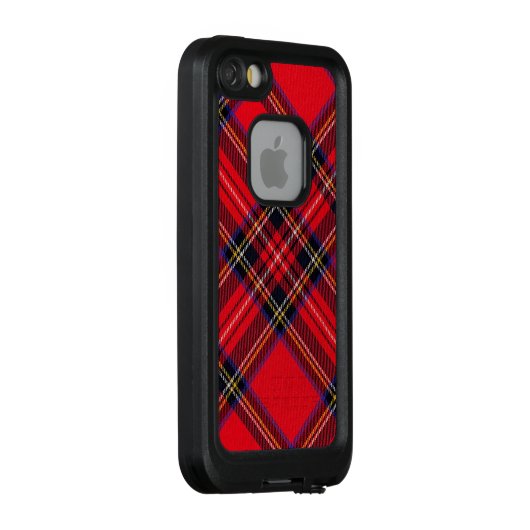 Royal Stewart tartan Red kariert LifeProof iPhone Hülle (Hinten/Rechts)