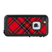 Royal Stewart tartan Red kariert LifeProof iPhone Hülle (Rückseite (Horizontal))