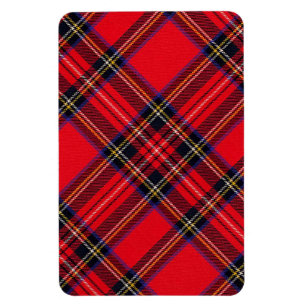 Royal Stewart tartan Red kariert Magnet