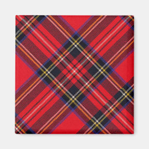 Royal Stewart tartan Red kariert Magnet