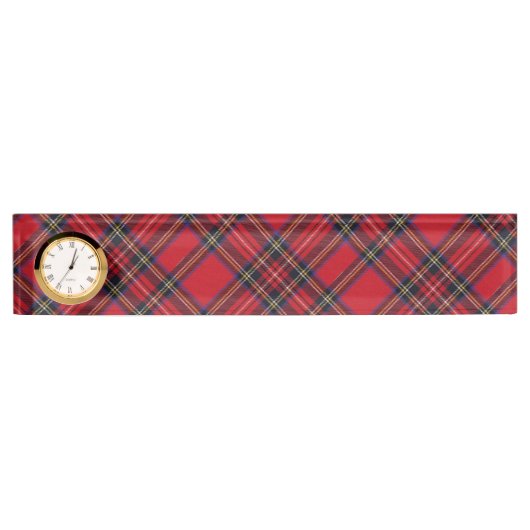 Royal Stewart tartan Red kariert Namensplakette (Vorderseite)