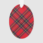 Royal Stewart tartan Red kariert Ornament (Rückseite)