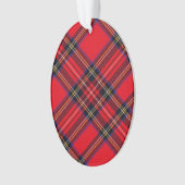 Royal Stewart tartan Red kariert Ornament (Vorderseite)