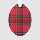 Royal Stewart tartan Red kariert Ornament (Rückseite)