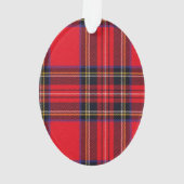 Royal Stewart tartan Red kariert Ornament (Rückseite)