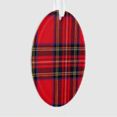 Royal Stewart tartan Red kariert Ornament (Vorderseite)