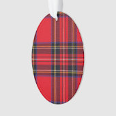 Royal Stewart tartan Red kariert Ornament (Vorderseite)
