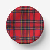 Royal Stewart tartan Red kariert Pappteller (Vorderseite)