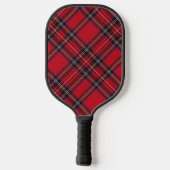 Royal Stewart tartan Red kariert Pickleball Schläger (Rückseite)