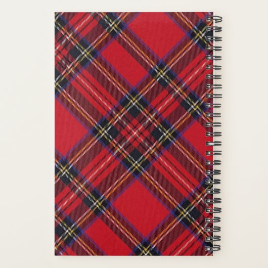 Royal Stewart tartan Red kariert Planer (Rückseite)