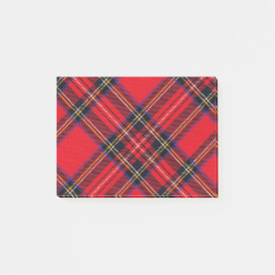 Royal Stewart tartan Red kariert Post-it Klebezettel