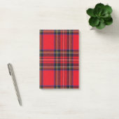 Royal Stewart tartan Red kariert Post-it Klebezettel (Büro)