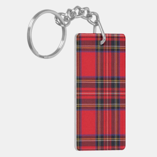 Royal Stewart tartan Red kariert Schlüsselanhänger (Vorderseite links)