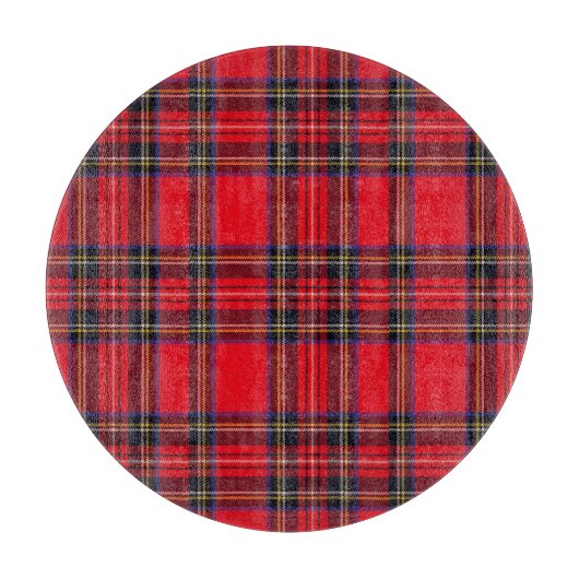 Royal Stewart tartan Red kariert Schneidebrett (Vorderseite)