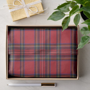 Royal Stewart tartan Red kariert Seidenpapier