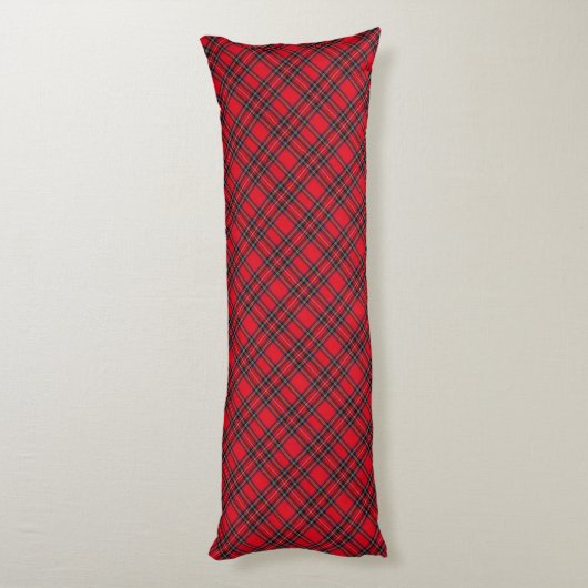 Royal Stewart tartan Red kariert Seitenschläferkissen (Rückseite (Vertikal))