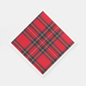 Royal Stewart tartan Red kariert Serviette (Ecke)