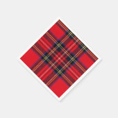 Royal Stewart tartan Red kariert Serviette (Ecke)
