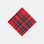 Royal Stewart tartan Red kariert Serviette (Ecke)