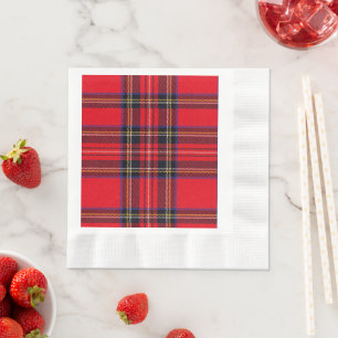 Royal Stewart tartan Red kariert Serviette