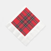 Royal Stewart tartan Red kariert Serviette (Ecke)