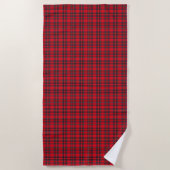 Royal Stewart tartan Red kariert Strandtuch (Vorderseite)