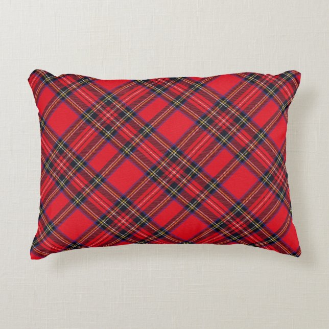 Royal Stewart tartan Red kariert Zierkissen (Vorderseite)