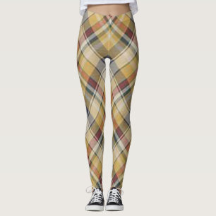 Royal Stewart Tartan Red Yellow Green kariert Leggings