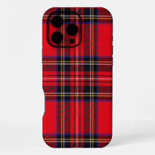 Royal Stewart Tartan rot schwarz kariert iPhone 16 Pro Max Hülle