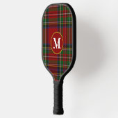 Royal Stewart Tartan Royal Stuart Kariert Monogram Pickleball Schläger (Links)