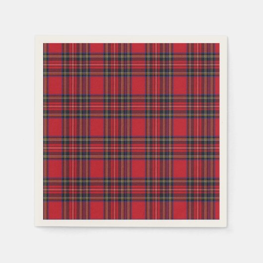 Royal Stewart Tartan Serviette (Vorderseite)