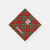 Royal Stewart Tartan Serviette (Ecke)