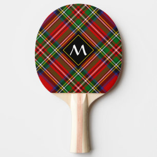 Royal Stewart Tartan Tischtennis Schläger