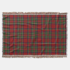 Royal Stewart Tartan Traditionelle Karierte Weihna Decke