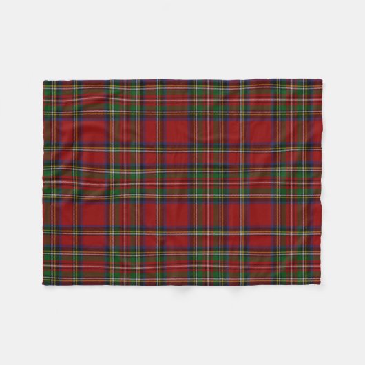 Royal Stewart Tartan Traditionelles Kariertes Must Fleecedecke (Vorderseite (Horizontal))