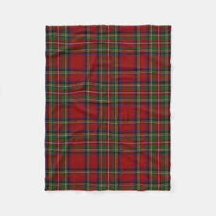 Royal Stewart Tartan Traditionelles Kariertes Must Fleecedecke