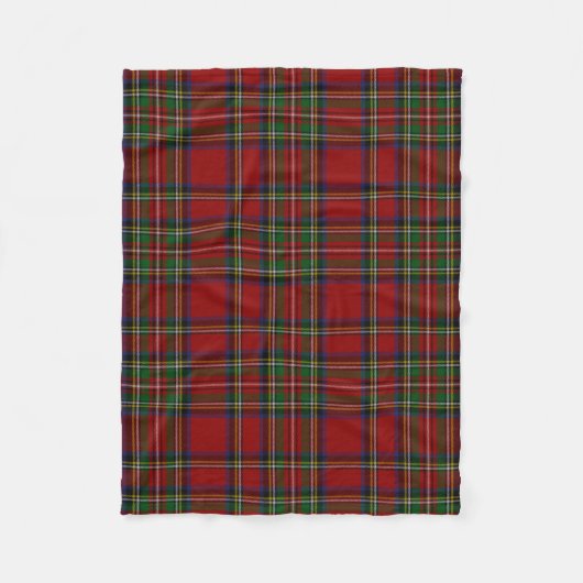 Royal Stewart Tartan Traditionelles Kariertes Must Fleecedecke (Vorderseite)