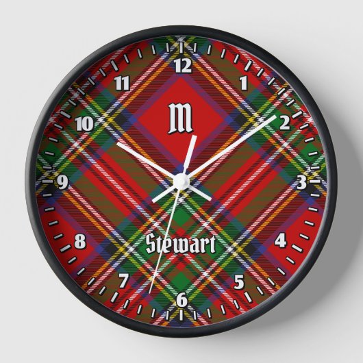 Royal Stewart Tartan Uhr (Vorderseite)