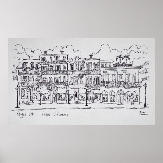Royal Street | New Orleans, Louisiana Poster (Vorne)