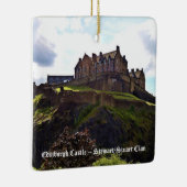 Royal Stuart Scottish Clan Edinburgh Castle Xmas Keramikornament (Rechts)