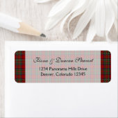 Royal Stuart Tartan Rücksendeadresse (Insitu)