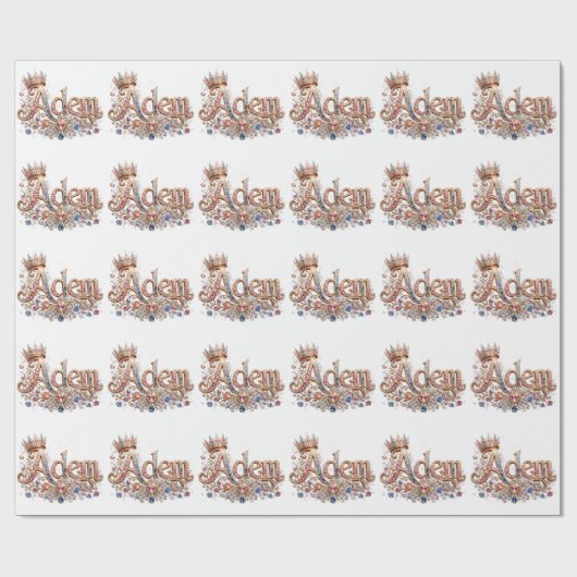Royal Style Adam Design Geschenkpapier (Flach)