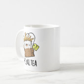 Royal-tea Funny Tea Pun Kaffeetasse (Vorderseite Links)
