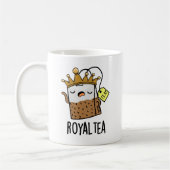 Royal-tea Funny Tea Pun Kaffeetasse (Links)