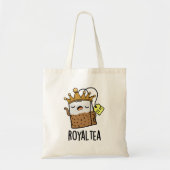 Royal-tea Funny Tea Pun Tragetasche (Vorne)