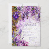 Royal Tea Party Einladung (Rückseite)